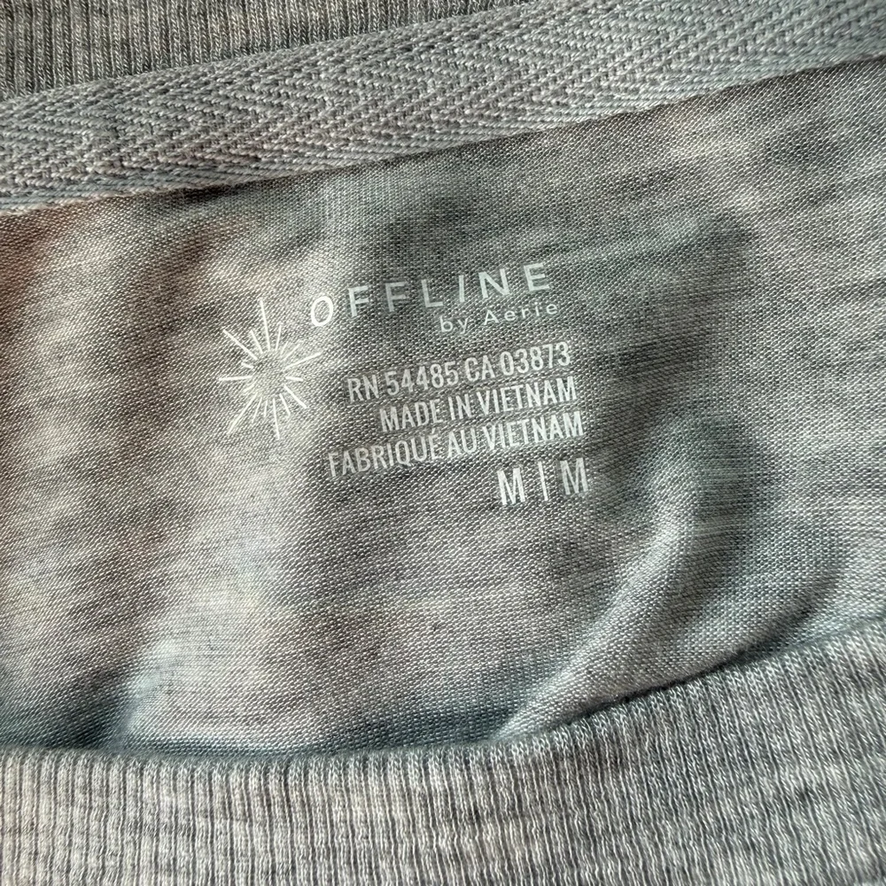 Aerie Sweat Sesh Long Sleeve Cropped Tee NWOT : Medium